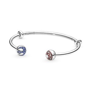 Bracelete Rigido Aberto Star Wars Lado Sombrio E Lado Iluminado Da For