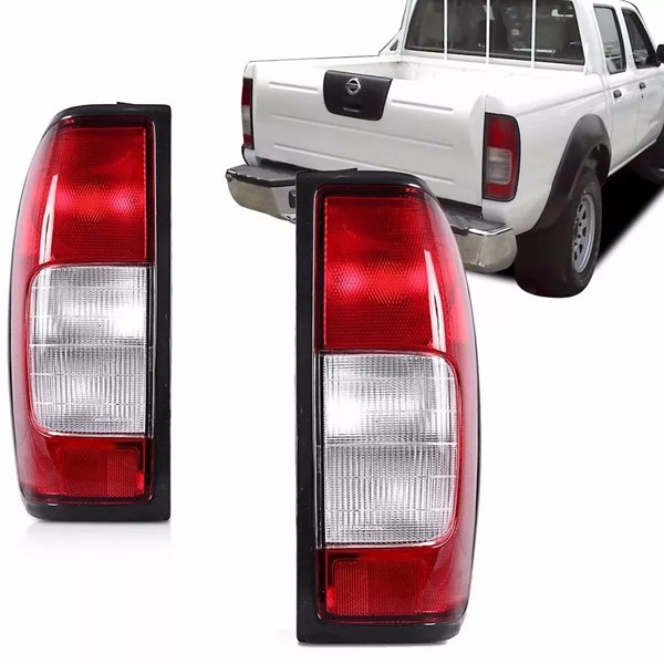 Lanterna Traseira Vermelha/Fume Nissan Frontier 03 07 Lado Direito