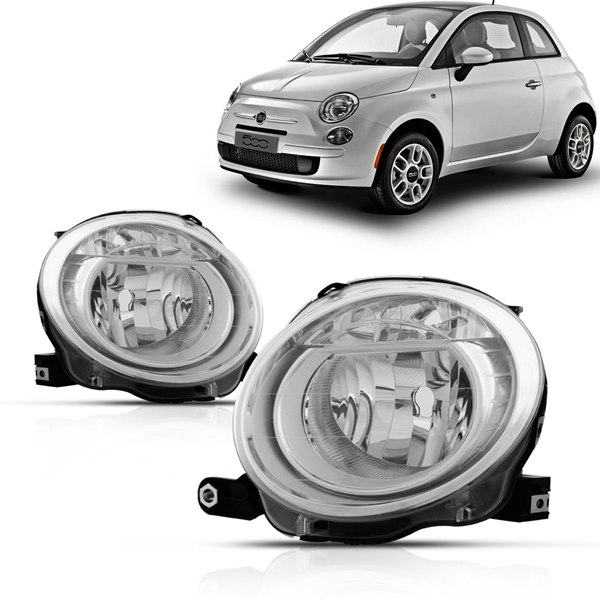 Farol Fiat 500 Superior 2009 2010 2011 2012 2013 2014 Lado Esquerdo