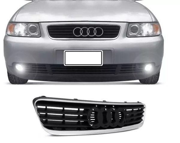 Grade Dianteira Audi A3 2001 02 03 04 05 06 Com logo