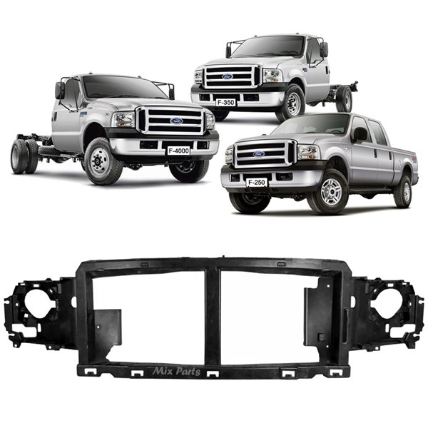 Painel da Grade Ford F250 350 2007 2008 2009 2010 Suporte Farol