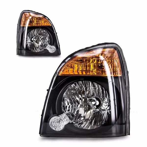 Farol Negro Hyundai Hr 2013 2014 2015 Chinês Lado Direito